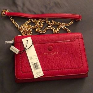 Marc Jacobs Red Leather CrossBody